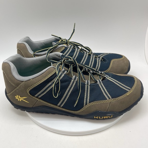 KURU Other - Kuru Chicane Sneakers Mens 13 Brown Blue Athletic Running Suede Shoes